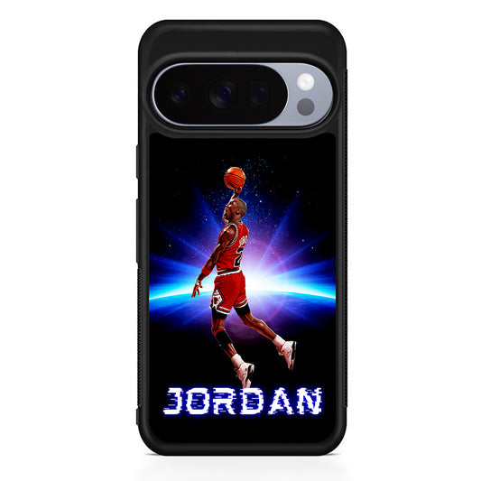 Jordan Slam Dunk Galaxy Google Pixel 10 Pro Case | Slim Google Pixel 10 Pro Rubber Case