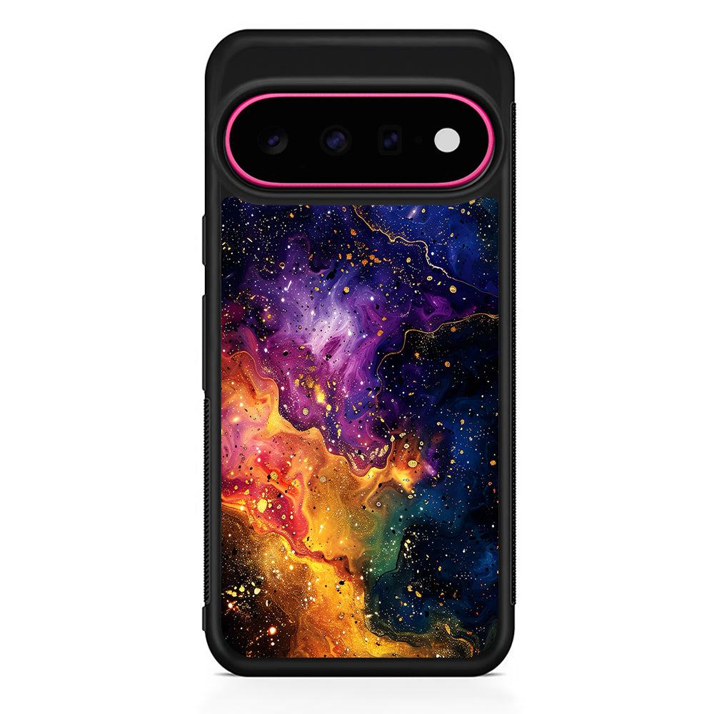 Sparkling Vibrant Abstract Fluid Google Pixel 11 Case | Slim Shockproof Cover