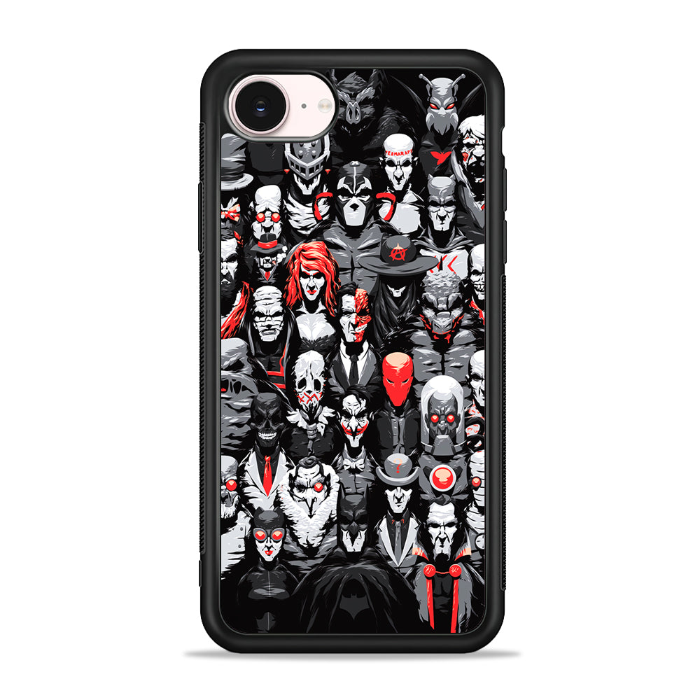 Batman Villains Character iPhone 17e Case - Silicone Case