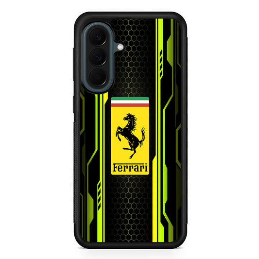 Ferrari Yellow System Line Samsung Galaxy A37 Case | Custom Samsung Galaxy A37 Protective Cover