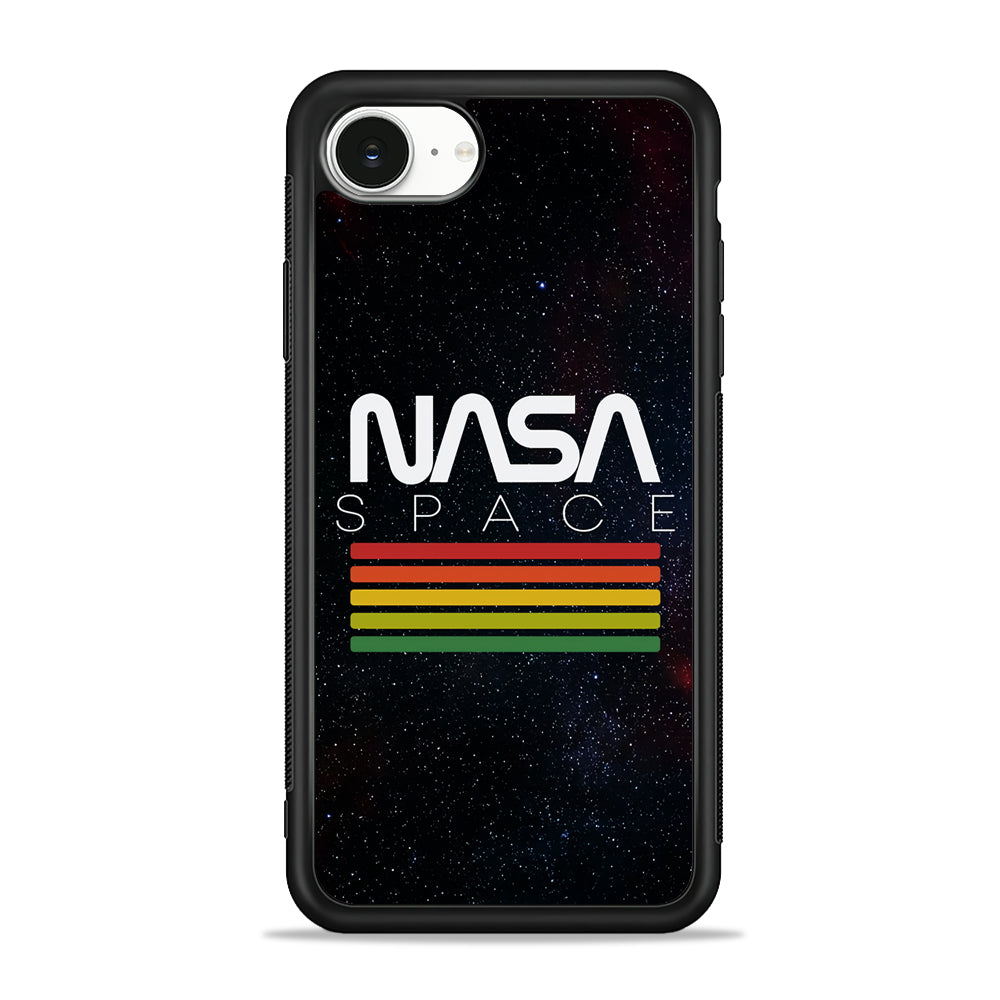 Nasa Space Strpe Colour iPhone 16e Case - Slim Silicone Case