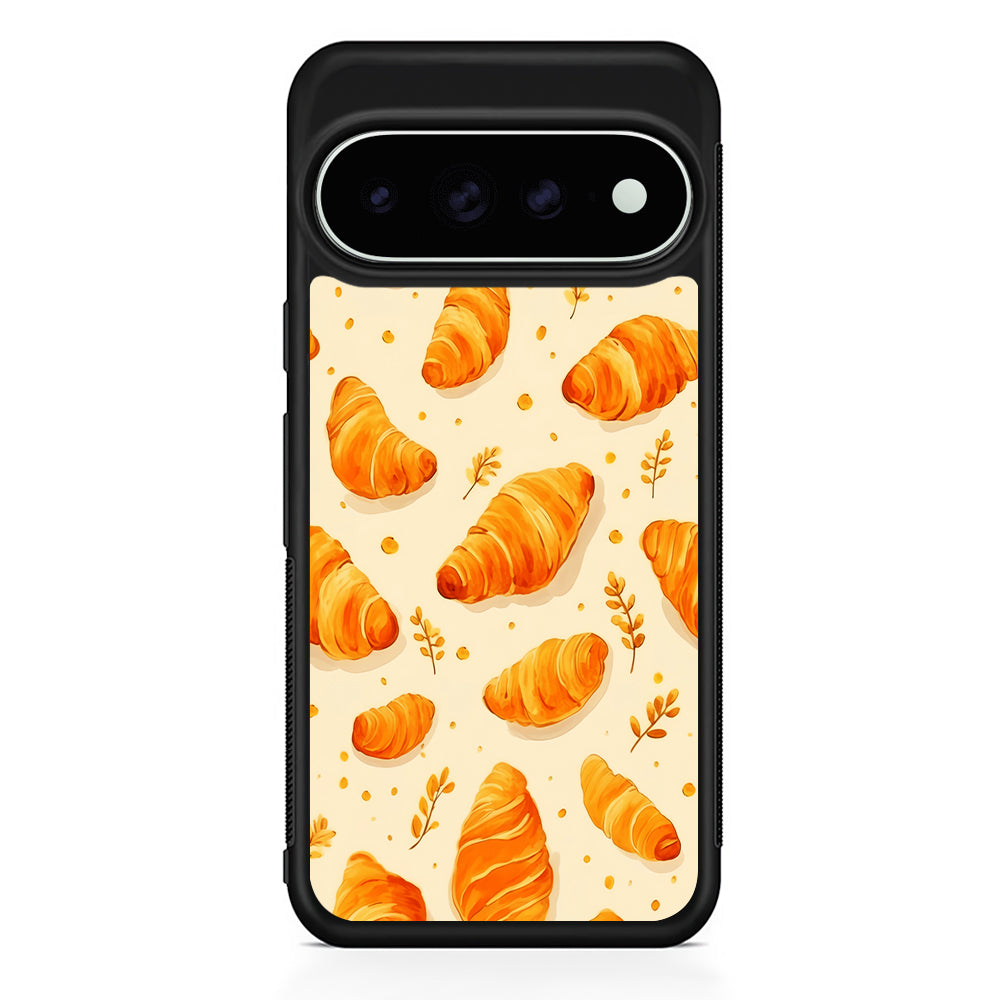 Croissant Dessert Pattern Google Pixel 11 Pro XL Case - Custom Design Protective Case