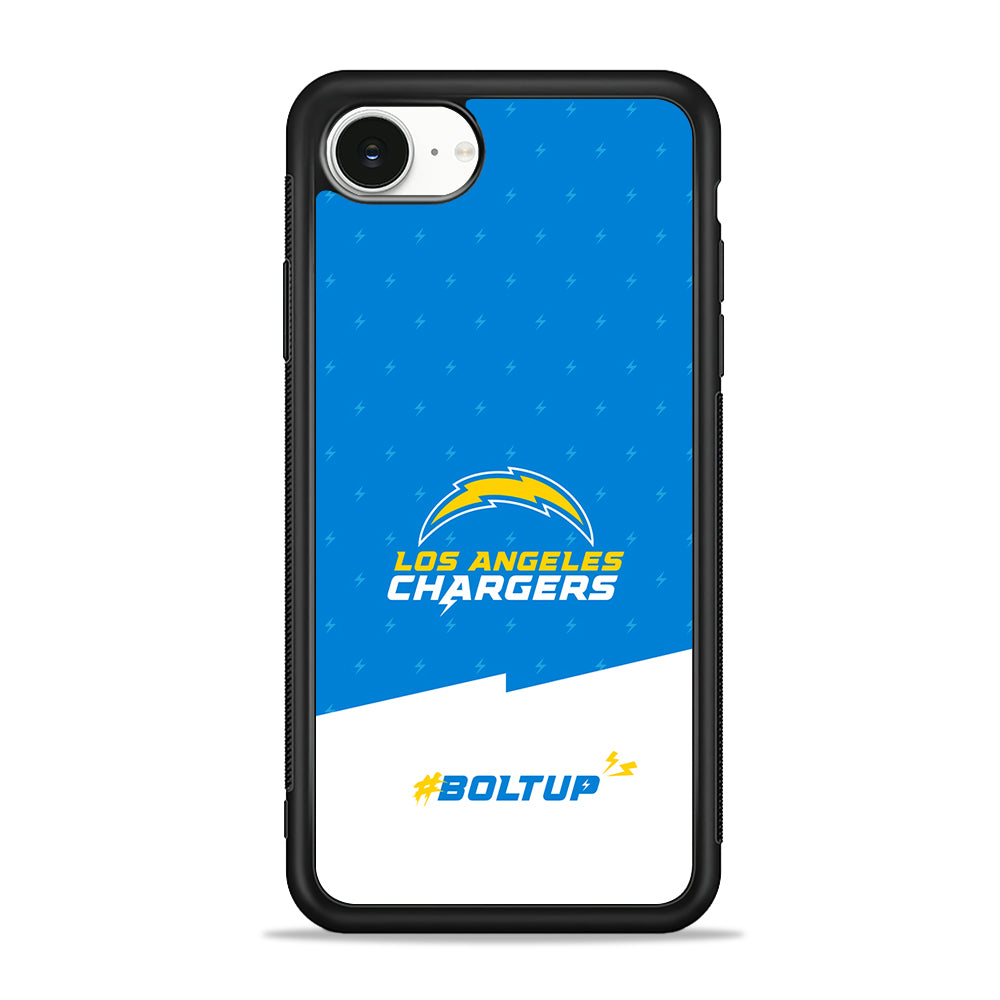 NFL Los Angeles Chargers Pattern iPhone 16e Case | Protective Phone Cover