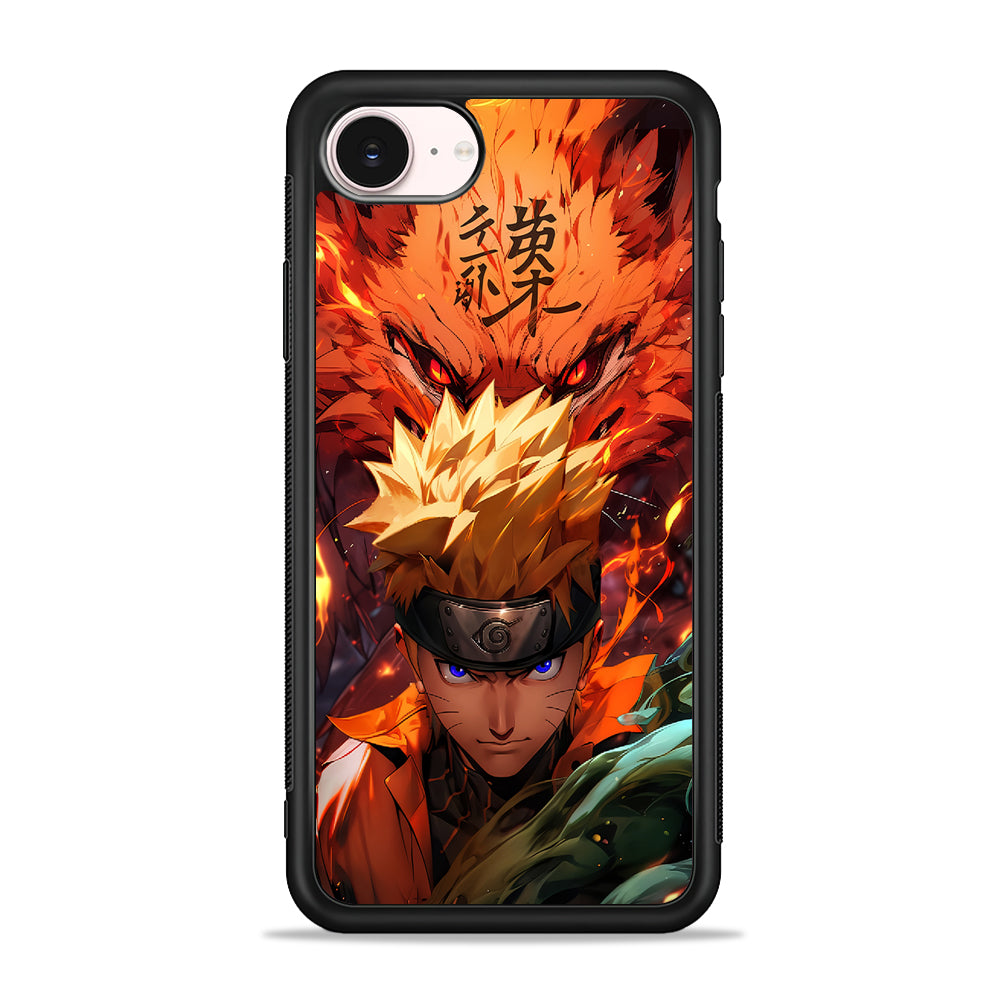 Naruto Uzumaki Rage of the Nine Tails iPhone 17e Case - Silicone Case