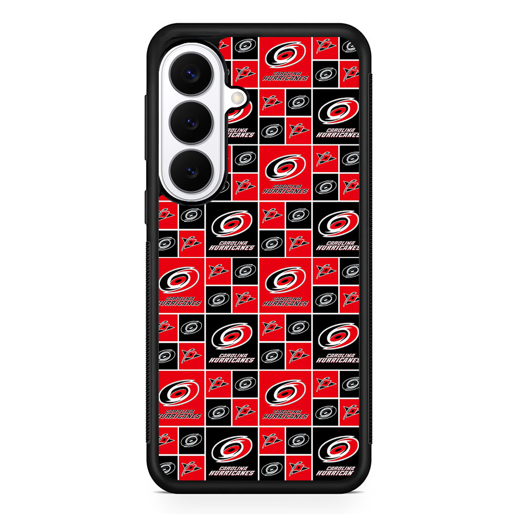 NHL Carolina Hurricanes Pattern Samsung Galaxy S26 Plus Case | Slim Protective Cover for Samsung Galaxy S26 Plus