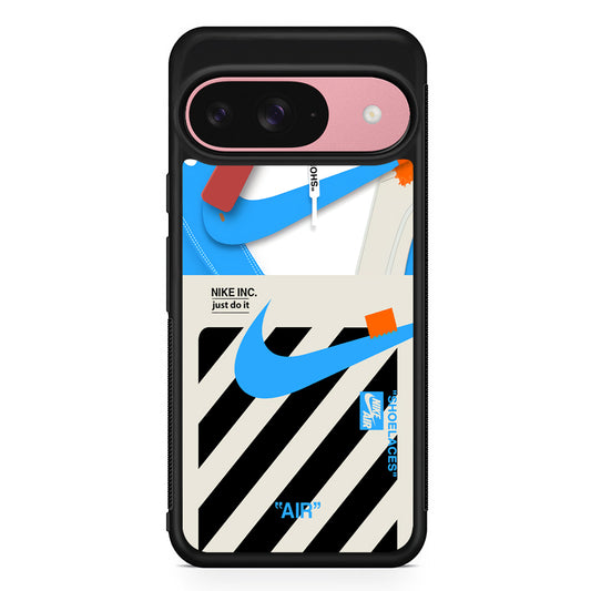 Nike Shoelaces Top Seal Google Pixel 9 Case | Durable Google Pixel 9 Cover