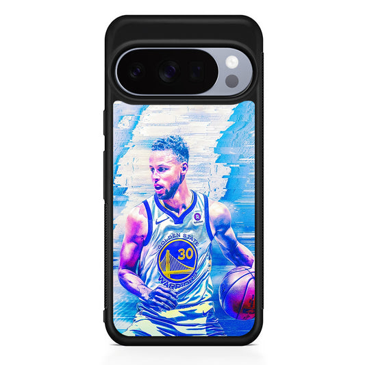 Stephen Curry Golden State Art Google Pixel 10 Pro Case | Slim Google Pixel 10 Pro Rubber Case