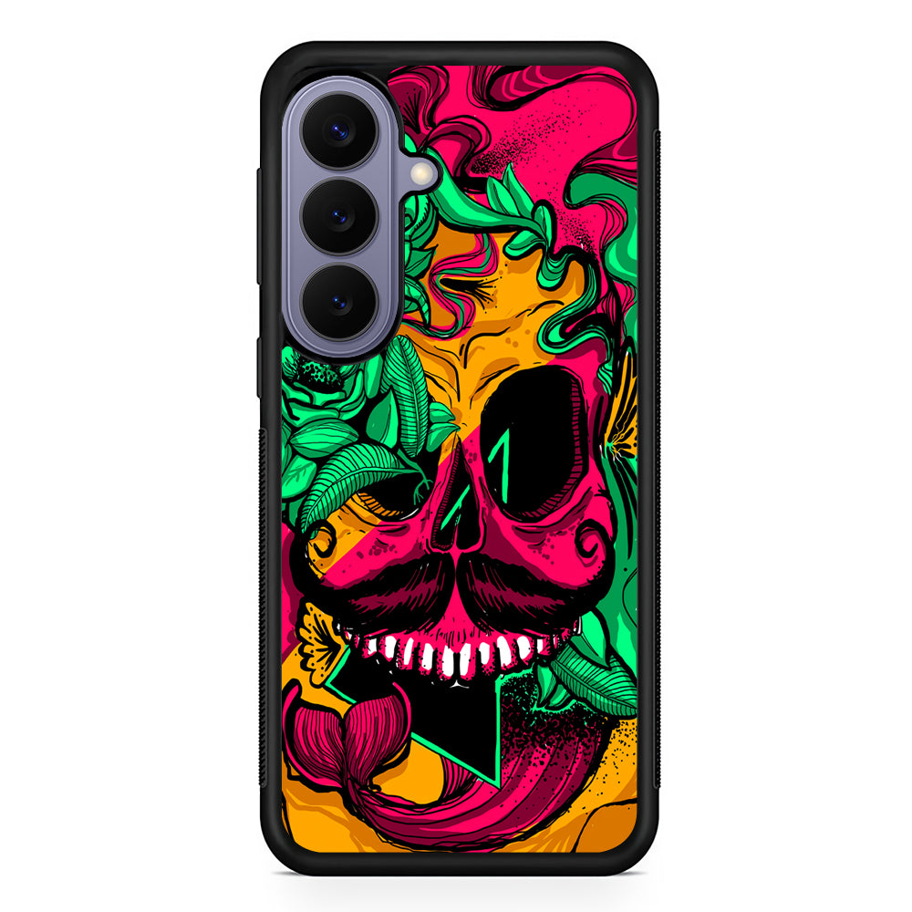 Pirates Skull Artistic Art Samsung Galaxy S26 Case | Durable Rubber Case for Samsung Galaxy S26