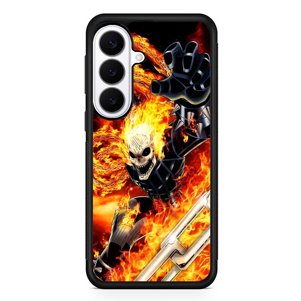 Ghost Rider on Fire Samsung Galaxy S26 Plus Case | Slim Protective Cover for Samsung Galaxy S26 Plus