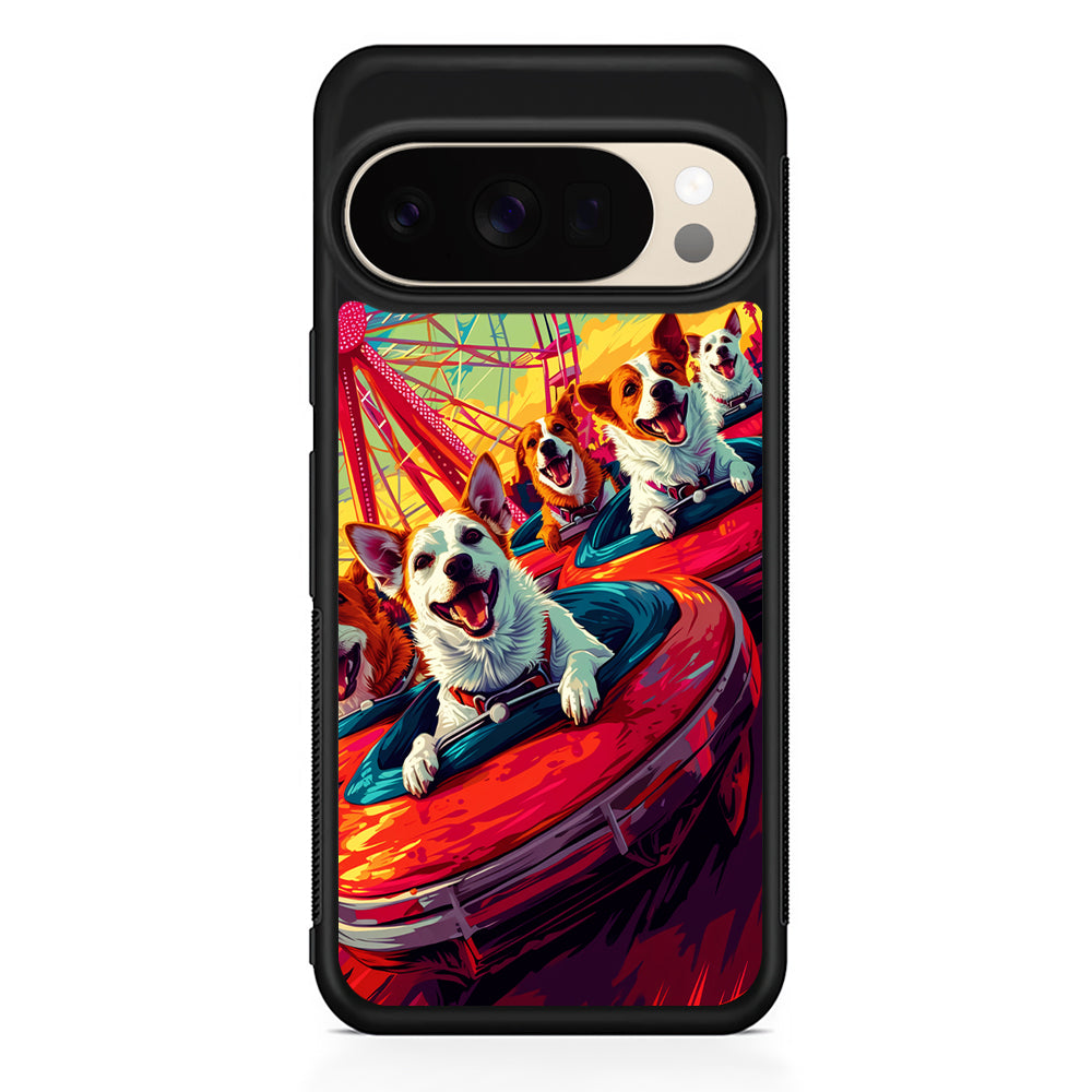 Happy Dogs At Carnival Google Pixel 10 Pro XL Case | Slim Google Pixel 10 Pro XL Protective Case