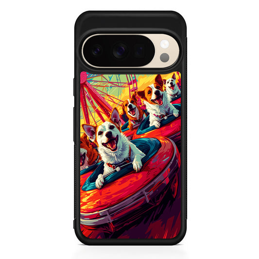 Happy Dogs At Carnival Google Pixel 10 Pro XL Case | Slim Google Pixel 10 Pro XL Protective Case