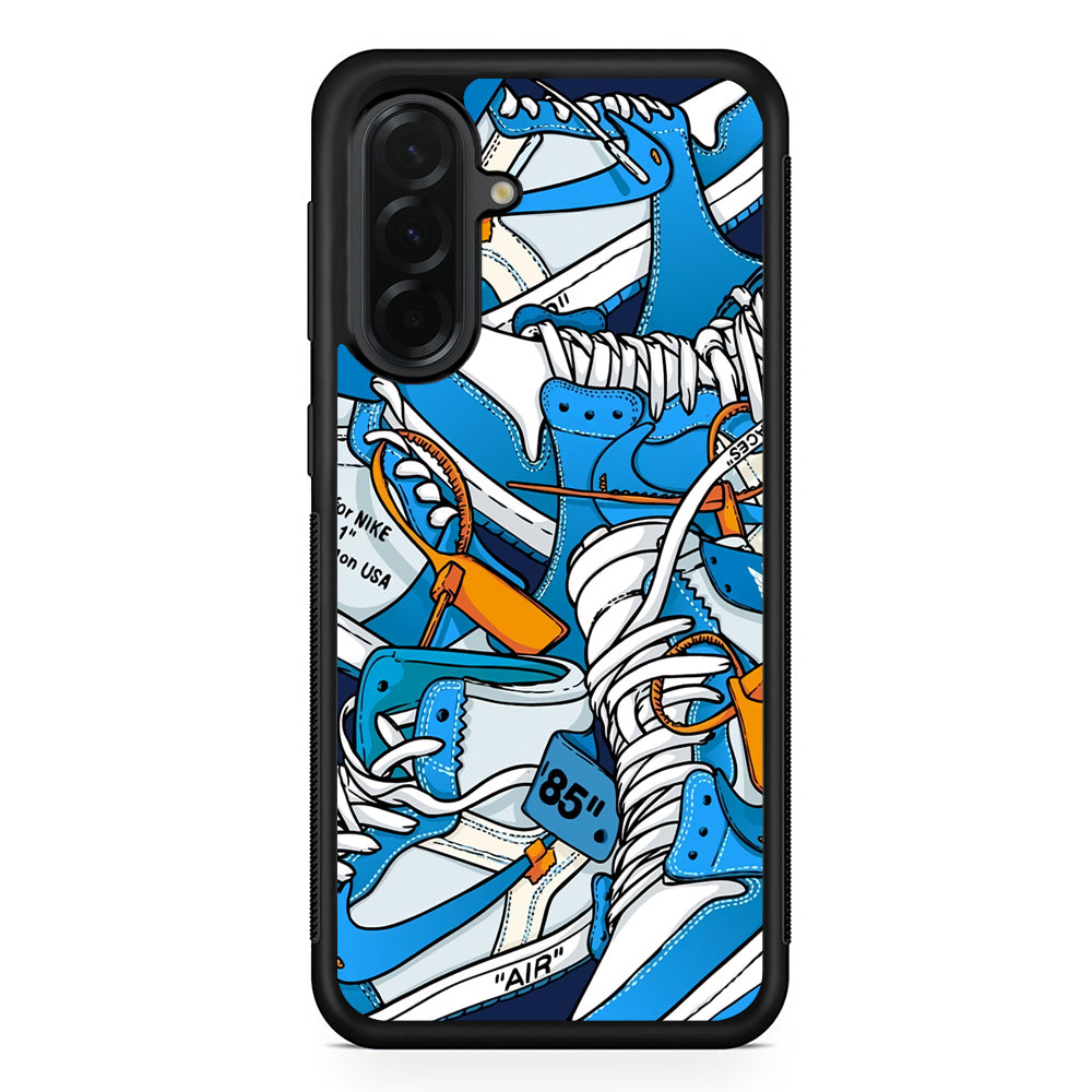 Nike Air Blue Samsung Galaxy A36 Case | Durable Samsung Galaxy A36 Cover