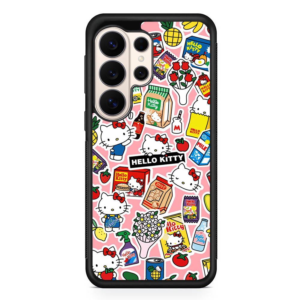 Hello Kitty Stickers Samsung Galaxy S26 Ultra Case | Slim Protective Case for Samsung Galaxy S26 Ultra