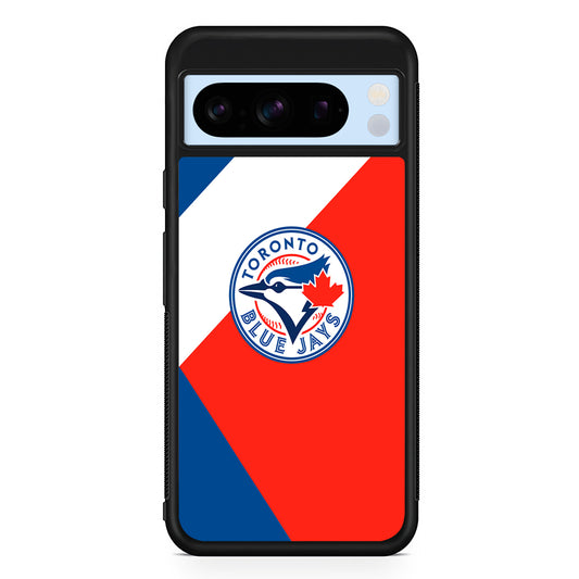 MLB Toronto Blue Jays Logo Google Pixel 8 Pro Case | Slim Rubber Case for Google Pixel 8 Pro