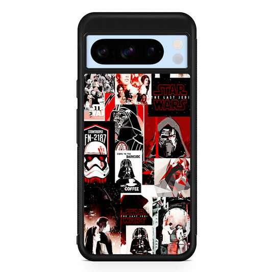 Star Wars Aesthetic Collage Google Pixel 8 Pro Case | Slim Rubber Case for Google Pixel 8 Pro
