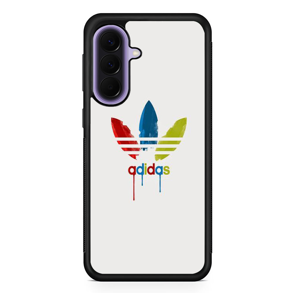 Adidas White Prime Painting Colour Samsung Galaxy A57 Case | Slim Samsung Galaxy A57 Rubber Case