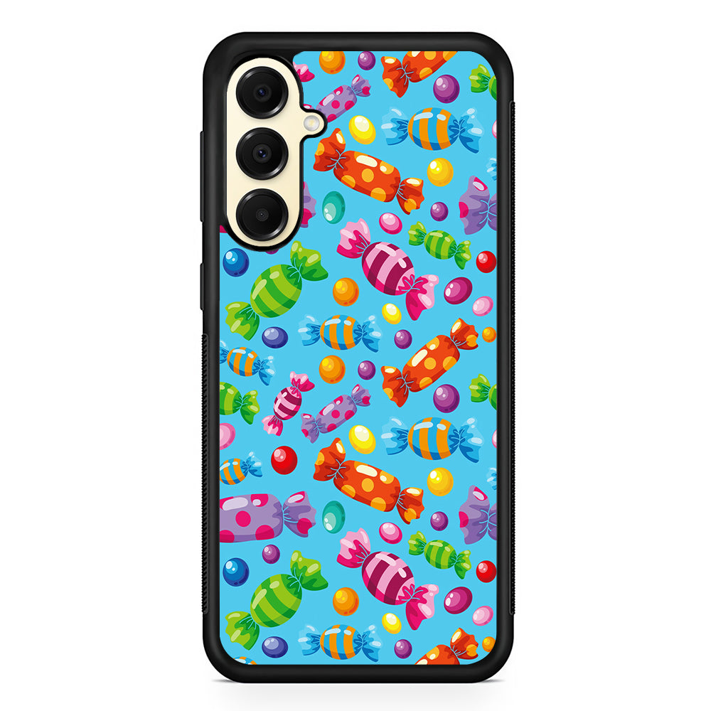 Colorfully Wrapped Candies Samsung Galaxy A16 Case | Slim Rubber Samsung Galaxy A16 Case