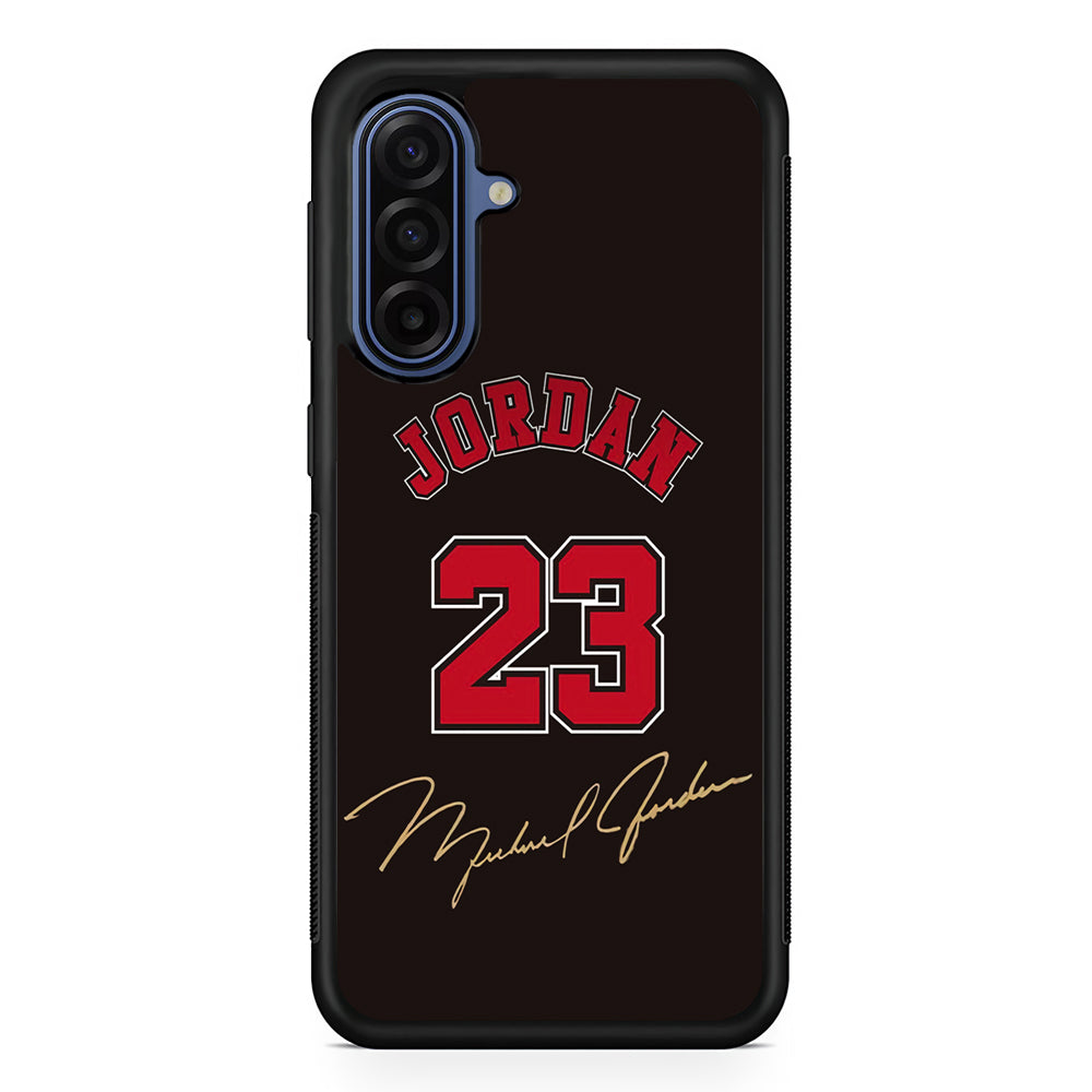 Air Jordan Signature Number Samsung Galaxy A17 Case | Durable Samsung Galaxy A17 Cover