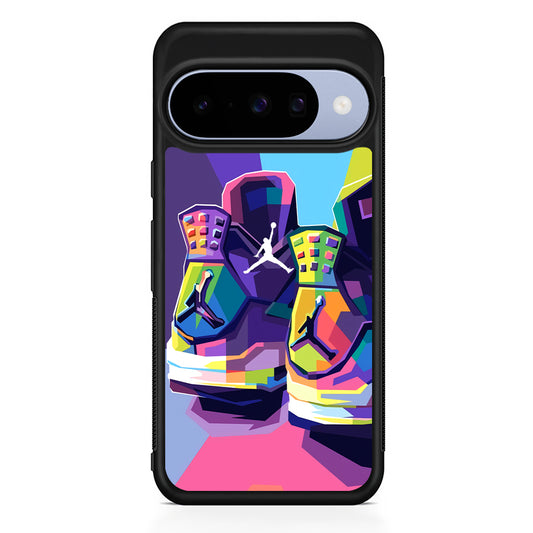 Air Jordan Pop Art Touch Google Pixel 10 Case | Google Pixel 10 Rubber Protective Case