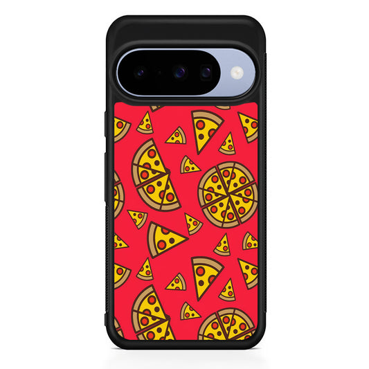 Pizza Slice Pattern Google Pixel 10 Case | Google Pixel 10 Rubber Protective Case