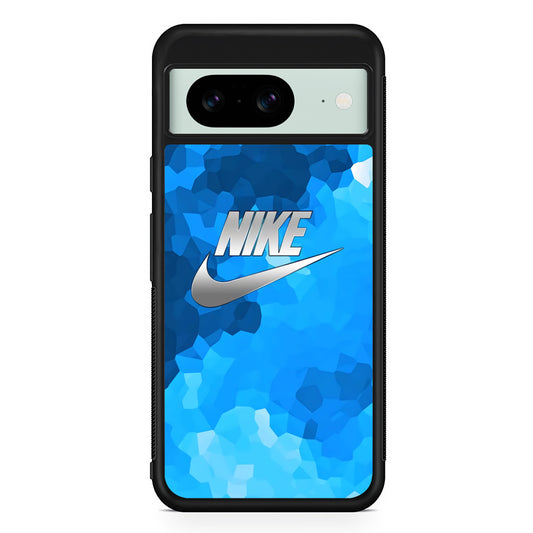 Nike Cool Vibes Of Blue Google Pixel 8 Case | Slim Rubber Case for Google Pixel 8