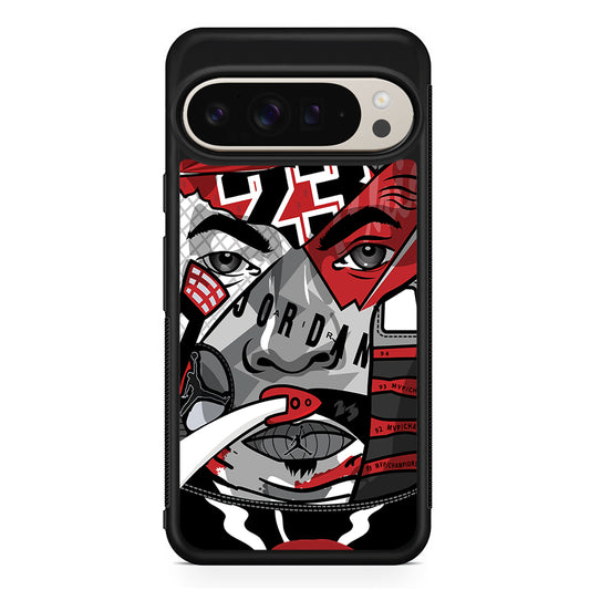 Air Jordan Warrior's Eyes Google Pixel 9 Pro Case | Slim Protective Cover