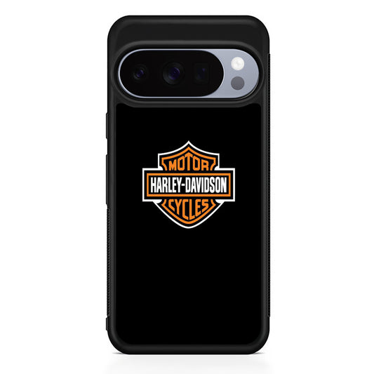 Harley Davidson Logo Black Google Pixel 10 Pro Case | Protective Google Pixel 10 Pro Cover