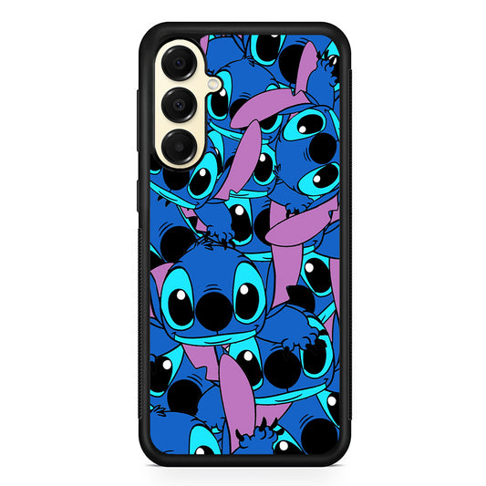 Stitch Blue Cute Samsung Galaxy A16 Case | Slim Rubber Samsung Galaxy A16 Case