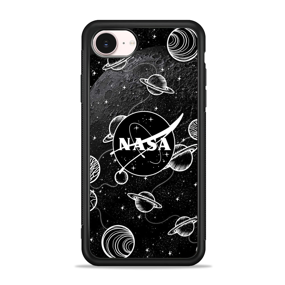 Nasa Shadow of The Moon iPhone 17e Case - Silicone Case