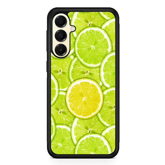 Lime Slice Citrus Fruit Samsung Galaxy A16 Case | Slim Rubber Samsung Galaxy A16 Case