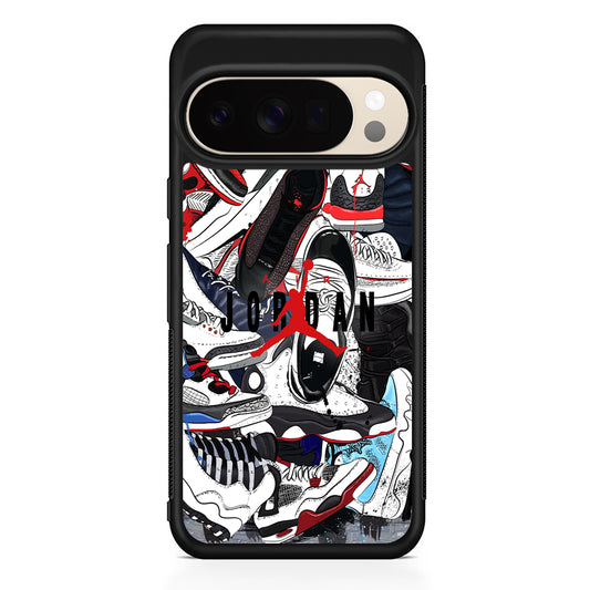 Air Jordan Scattered Collection Google Pixel 10 Pro XL Case | Slim Google Pixel 10 Pro XL Protective Case