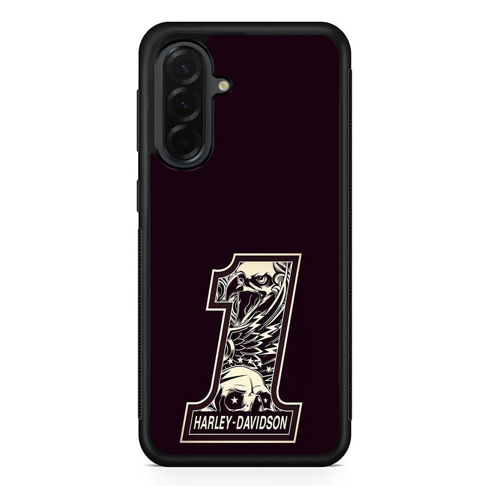 Harley Davidson Number Dark Purple Samsung Galaxy A36 Case | Durable Samsung Galaxy A36 Cover