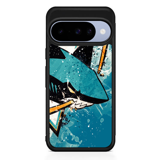 NHL San Jose Sharks Team Google Pixel 10 Case | Google Pixel 10 Rubber Protective Case