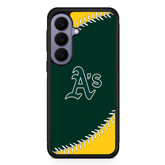 MLB Oakland Athletics Team Samsung Galaxy S26 Case | Durable Rubber Case for Samsung Galaxy S26