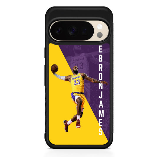 Lebron James Lakers 23 Google Pixel 10 Pro XL Case | Slim Google Pixel 10 Pro XL Protective Case