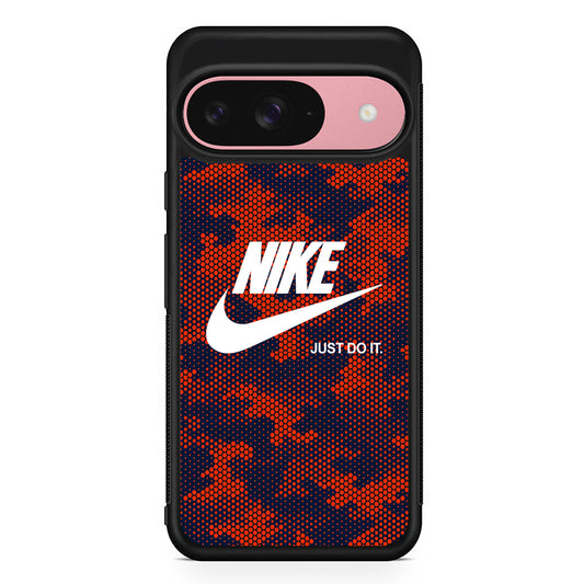 Nike Vibes Camo Hexagon Google Pixel 9 Case | Durable Google Pixel 9 Cover
