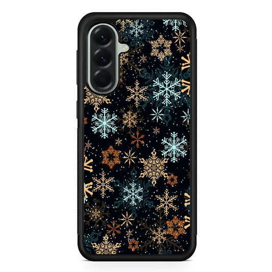 Snowflakes Winter Samsung Galaxy A56 Case | Samsung Galaxy A56 Protective Rubber Case