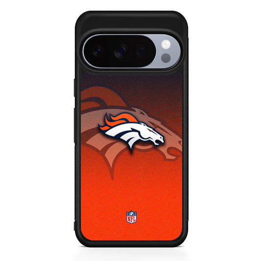 NFL Denver Broncos Gradation Color Google Pixel 10 Pro Case | Slim Google Pixel 10 Pro Rubber Case