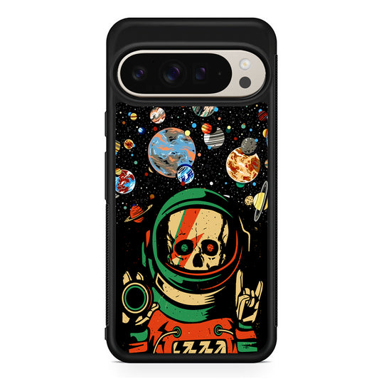 Astro Skull on The Space Google Pixel 9 Pro Case | Slim Protective Cover