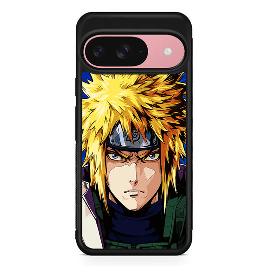 Naruto Minato Namikaze Angry Google Pixel 9 Case | Google Pixel 9 Protective Rubber Case
