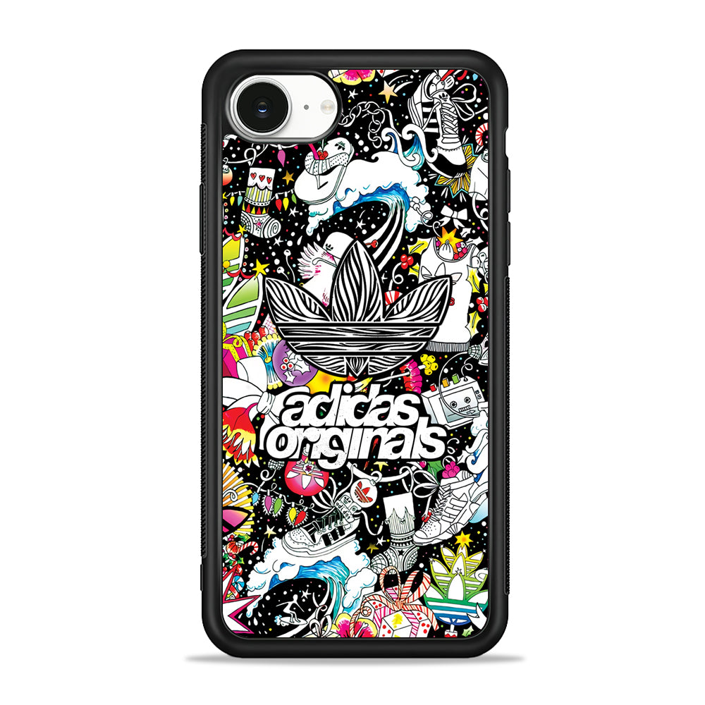 Adidas Original Collage Formation iPhone 16e Case - Slim Silicone Case