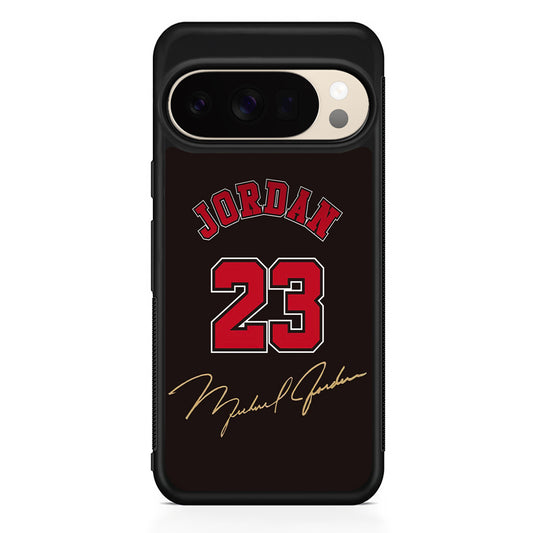 Air Jordan Signature Number Google Pixel 10 Pro XL Case | Slim Google Pixel 10 Pro XL Protective Case