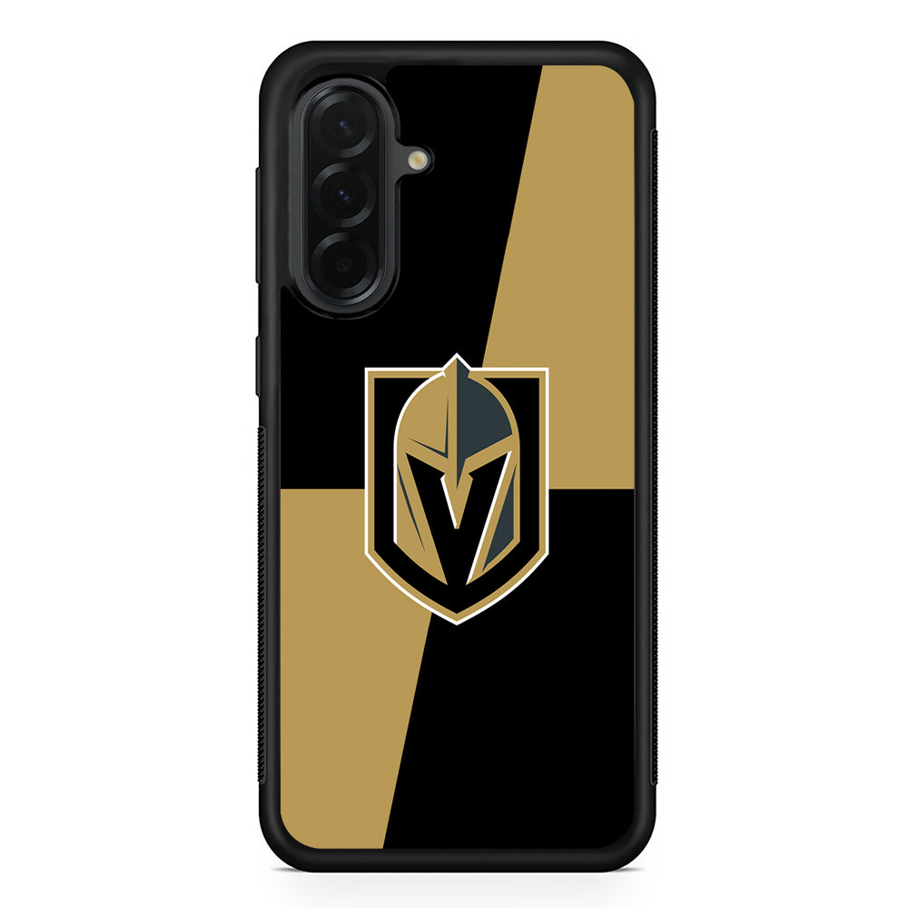 NHL Vegas Golden Knights Logo Samsung Galaxy A36 Case | Protective Rubber Cover