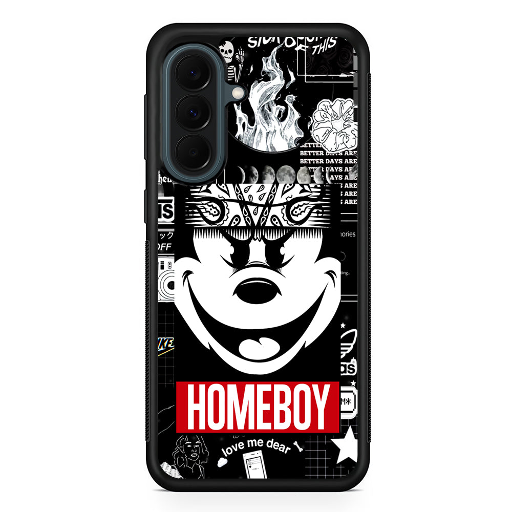 Mickey Mouse Homeboy Samsung Galaxy A37 Case | Samsung Galaxy A37 Rubber Phone Case