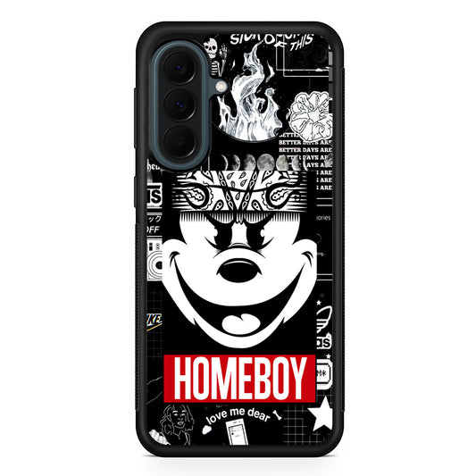 Mickey Mouse Homeboy Samsung Galaxy A37 Case | Samsung Galaxy A37 Rubber Phone Case