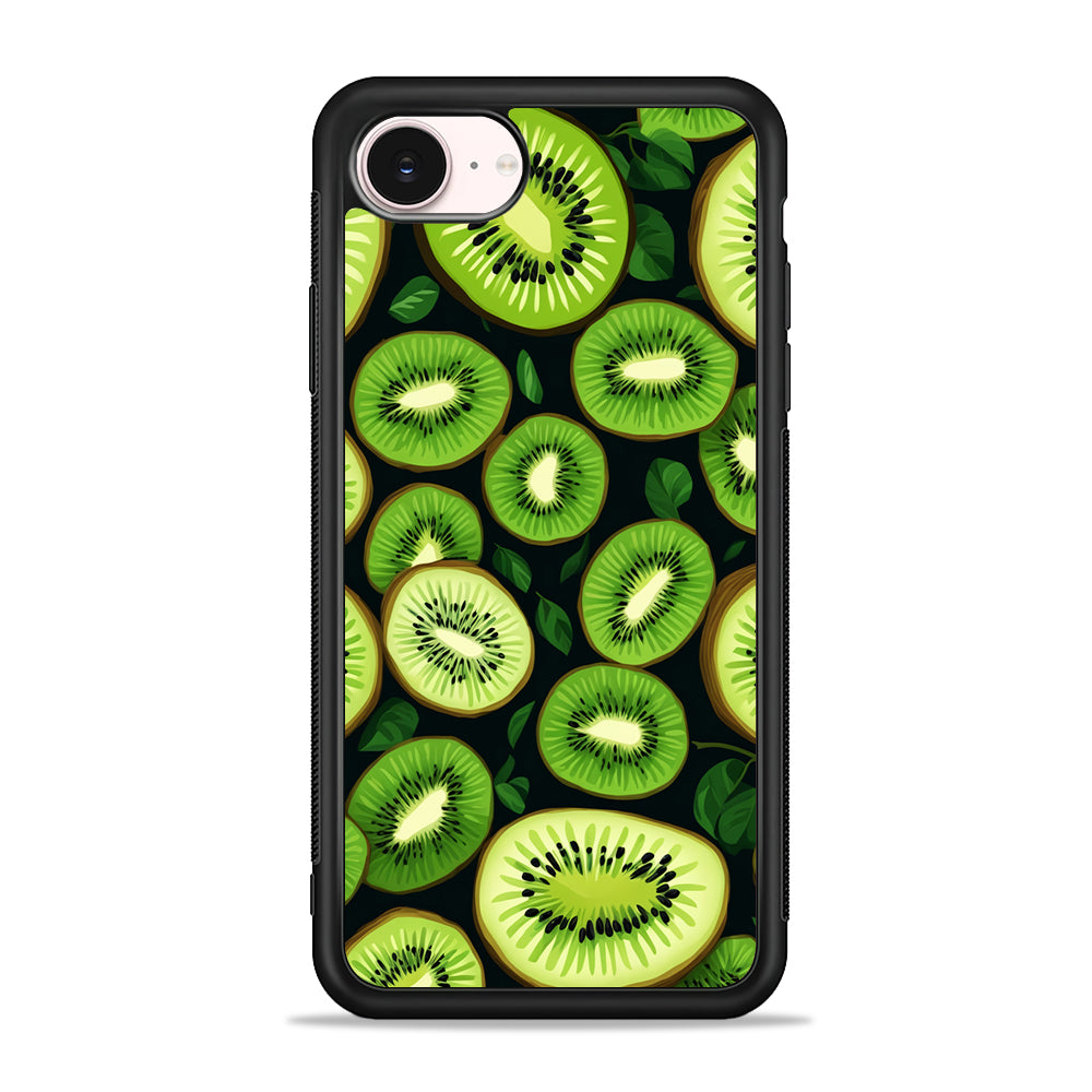 Fresh Organic Kiwi Fruit iPhone 17e Case - Silicone Case