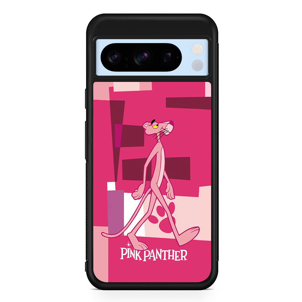 Pink Panther Walk Away Google Pixel 8 Pro Case | Slim Rubber Case for Google Pixel 8 Pro