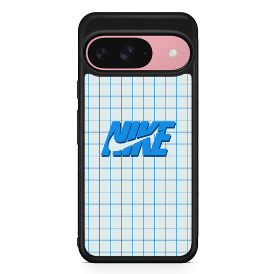Nike Blue Square Spot Google Pixel 9 Case | Durable Google Pixel 9 Cover