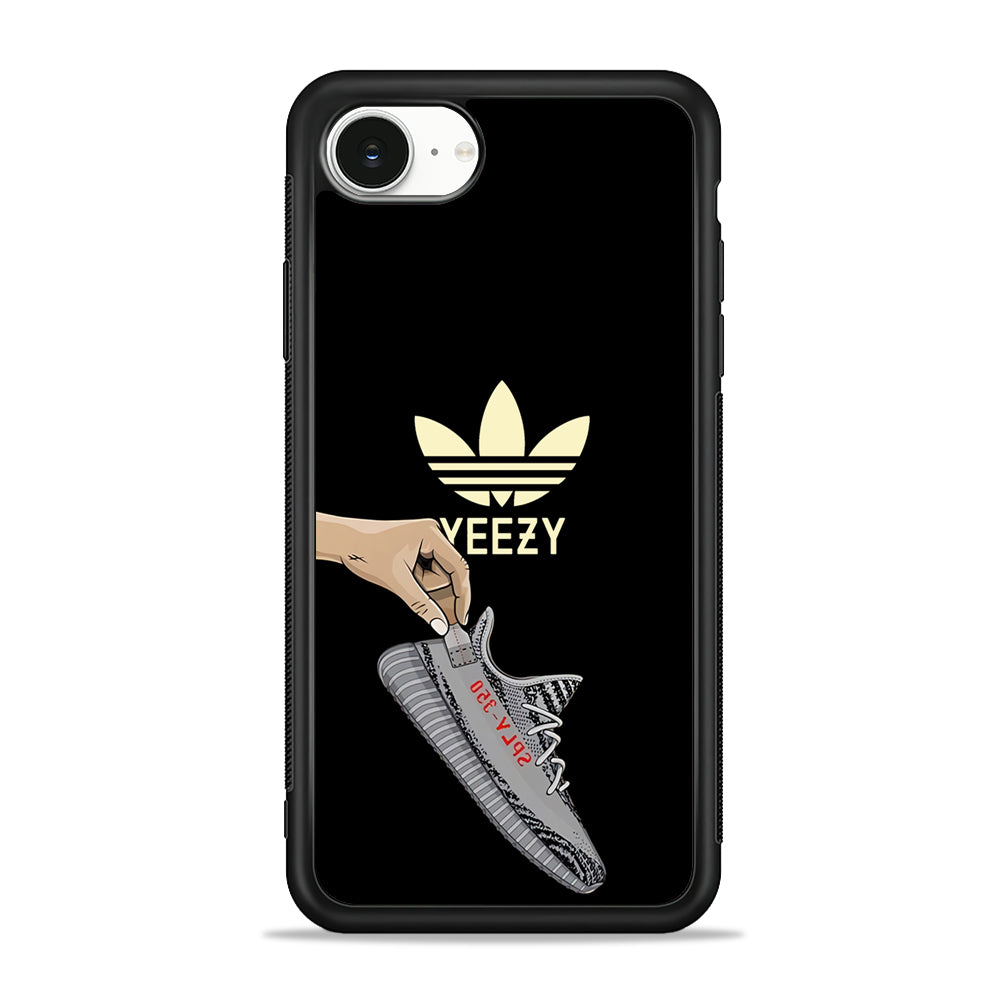 Adidas Yeezy Grey Shoes iPhone 16e Case - Slim Silicone Case