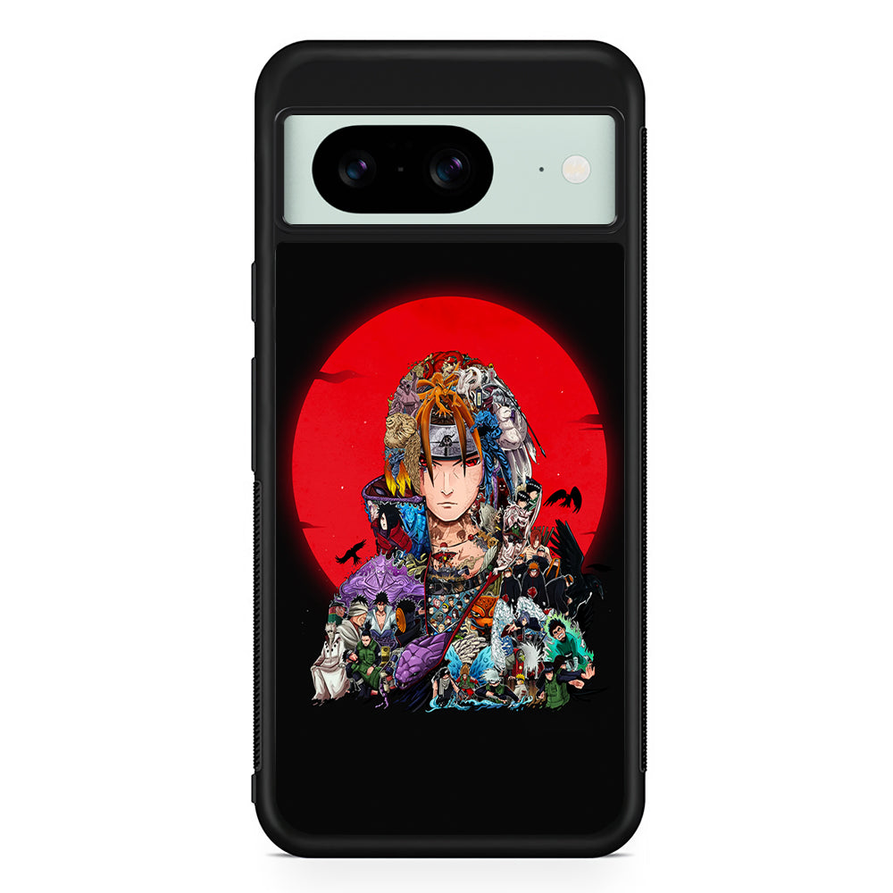 Naruto Akatsuki Clan History Google Pixel 8 Case | Durable Protective Cover for Google Pixel 8
